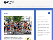 Tablet Screenshot of firstmile-fitness.com